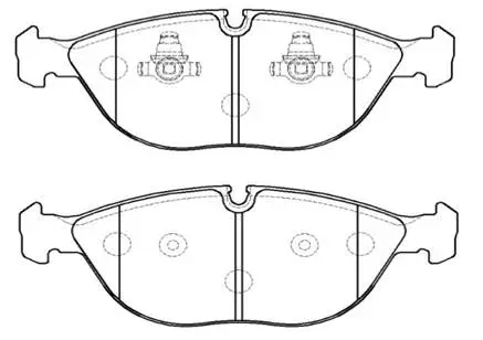Brake Pad Set, disc brake (HP9941)