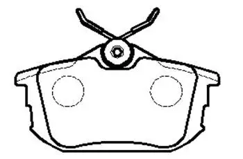 Brake Pad Set, disc brake (HP9289)