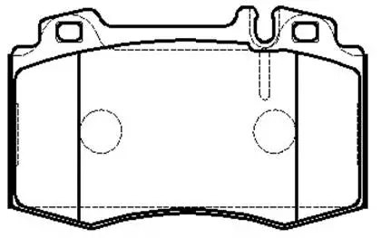 Brake Pad Set, disc brake (HP5148)