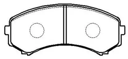 Brake Pad Set, disc brake (HP8264)