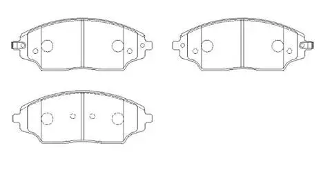 Brake Pad Set, disc brake (HP5286)