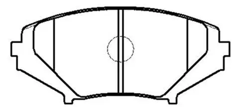 Brake Pad Set, disc brake (HP8278)
