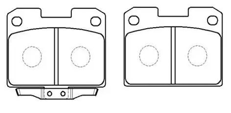 Brake Pad Set, disc brake (HP8297)