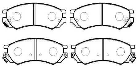 Brake Pad Set, disc brake (HP9059)