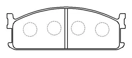 Brake Pad Set, disc brake (HP9197)