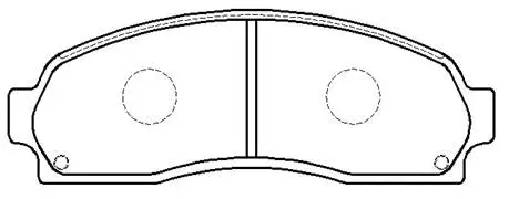 Brake Pad Set, disc brake (HP5103)