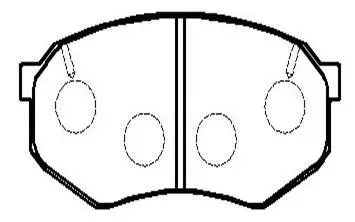 Brake Pad Set, disc brake (HP8282)