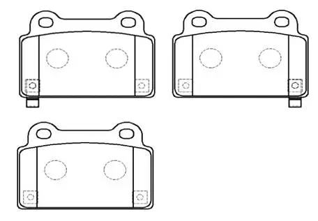 Brake Pad Set, disc brake (HP9914)