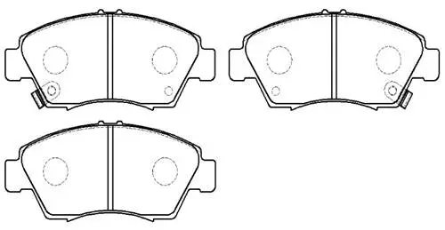 Brake Pad Set, disc brake (HP5039)