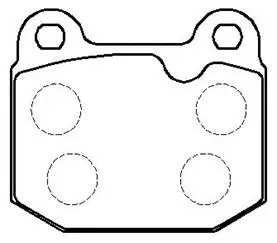 Brake Pad Set, disc brake (HP8378)