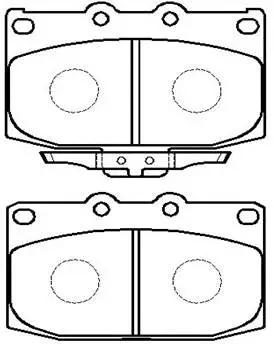 Brake Pad Set, disc brake (HP8274)