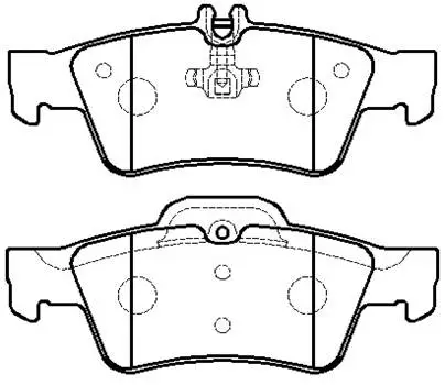 Brake Pad Set, disc brake (HP5194)