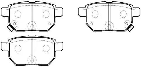 Brake Pad Set, disc brake (HP5181)