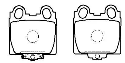 Brake Pad Set, disc brake (HP5083)