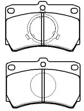 Brake Pad Set, disc brake (HP9176)