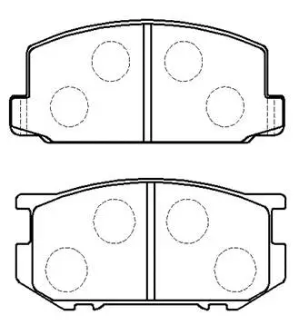 Brake Pad Set, disc brake (HP9091)