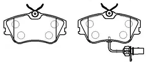 Brake Pad Set, disc brake (HP8527)