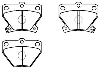 Brake Pad Set, disc brake (HP5153)