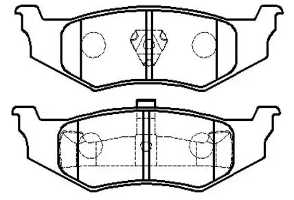 Brake Pad Set, disc brake (HP8077)