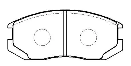 Brake Pad Set, disc brake (HP9268)