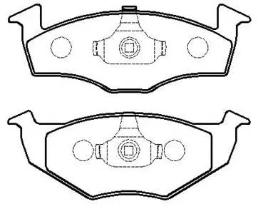 Brake Pad Set, disc brake (HP8529)