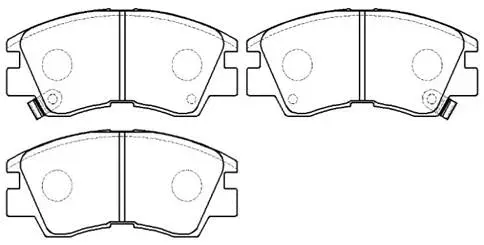 Brake Pad Set, disc brake (HP5022)