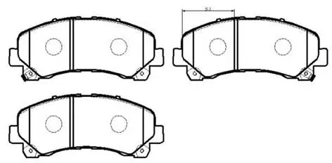 Brake Pad Set, disc brake (HP5275)