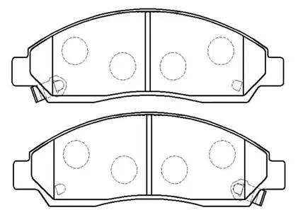 Brake Pad Set, disc brake (HP8184)