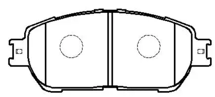 Brake Pad Set, disc brake (HP5054)
