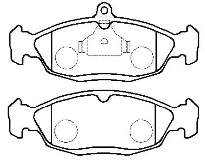 Brake Pad Set, disc brake (HP5046)
