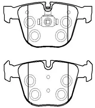 Brake Pad Set, disc brake (HP9694)
