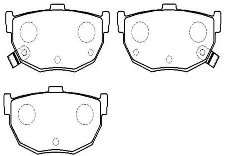 Brake Pad Set, disc brake (HP8319)