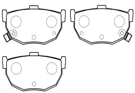 Brake Pad Set, disc brake (HP8370)
