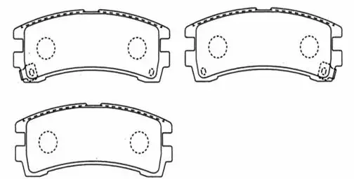 Brake Pad Set, disc brake (HP8329)