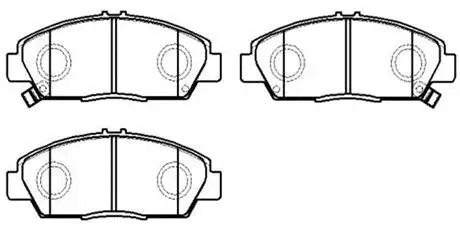 Brake Pad Set, disc brake (HP8172)