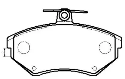 Brake Pad Set, disc brake (HP8524)