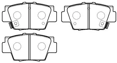 Brake Pad Set, disc brake (HP8170)
