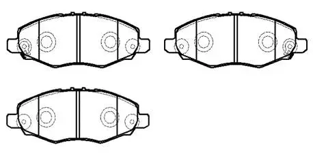 Brake Pad Set, disc brake (HP9158)