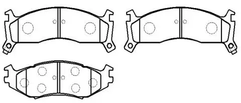 Brake Pad Set, disc brake (HP9425)