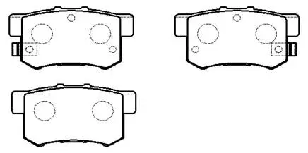 Brake Pad Set, disc brake (HP5062)