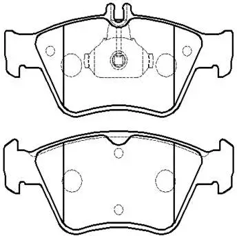 Brake Pad Set, disc brake (HP5195)