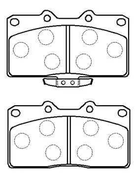Brake Pad Set, disc brake (HP9270)