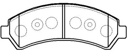 Brake Pad Set, disc brake (HP5232)
