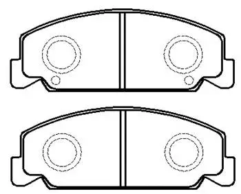 Brake Pad Set, disc brake (HP9223)