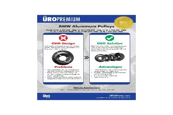 Belt Pulley, power steering pump