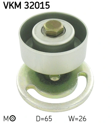 Tensioner Pulley, V-ribbed belt (VKM 32015)