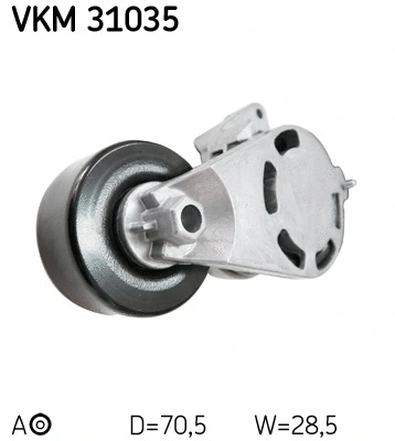 Tensioner Pulley, V-ribbed belt