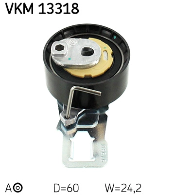 Tensioner Pulley, timing belt (VKM 13318)