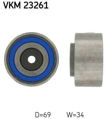 Deflection/Guide Pulley, timing belt (VKM 23261)
