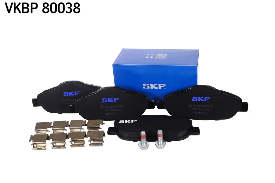 Brake Pad Set, disc brake (VKBP 80038)